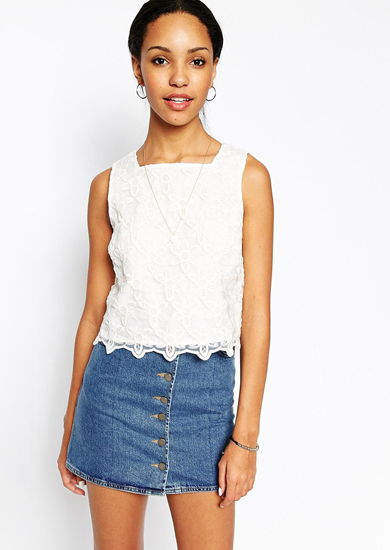 เสื้อกล้ามลูกไม้ เสื้อกล้ามลูกไม้