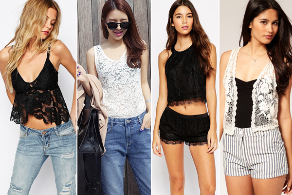 เสื้อกล้ามลูกไม้ เสื้อกล้ามลูกไม้