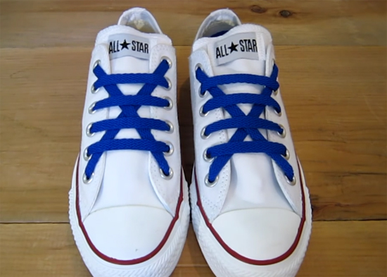 วิธีผูกเชือกรองเท้า วิธีผูกเชือกรองเท้า