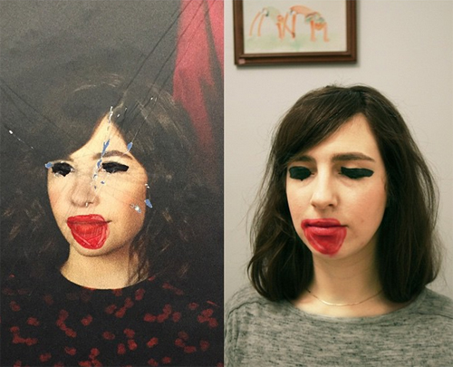 แต่งหน้าตามป้ายโฆษณา แต่งหน้าตามป้ายโฆษณา