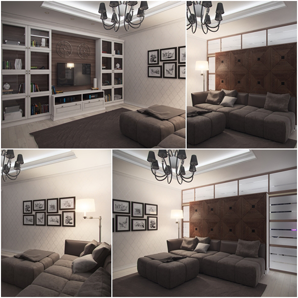 ห้องนั่งเล่นสีน้ำตาล แบบห้องนั่งเล่น ห้องนั่งเล่นสีน้ำตาล แบบห้องนั่งเล่น