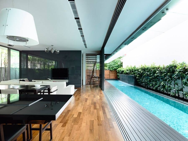 บ้านโมเดิร์น 2 ชั้น เปิดโล่งทั้งบ้าน มีสระน้ำยาวสุดเจ๋ง บ้านโมเดิร์น 2 ชั้น เปิดโล่งทั้งบ้าน มีสระน้ำยาวสุดเจ๋ง