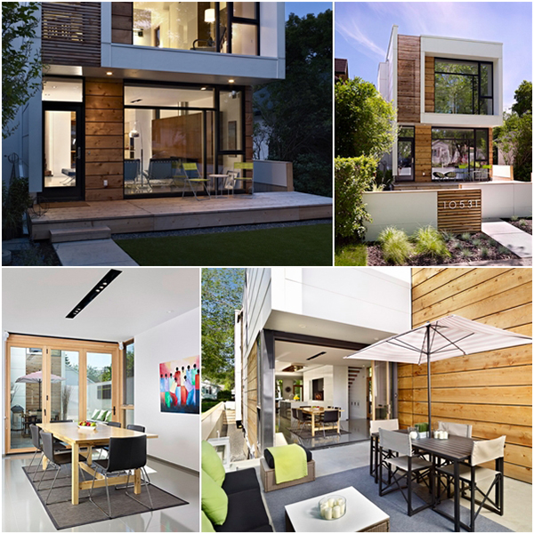 แบบบ้านเดี่ยว 2 ชั้นหน้าแคบ มีมุมนั่งเล่นนอกบ้าน แบบบ้านเดี่ยว 2 ชั้นหน้าแคบ มีมุมนั่งเล่นนอกบ้าน