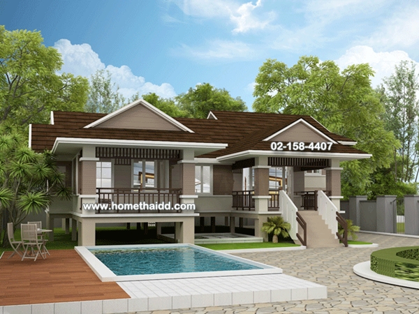 แบบบ้านชั้นเดียว 3 ห้องนอน 3 ห้องน้ำ แบบบ้านชั้นเดียว 3 ห้องนอน 3 ห้องน้ำ