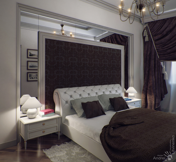 ห้องนอนแคบ ห้องนอนขนาดเล็ก ห้องนอนวินเทจ