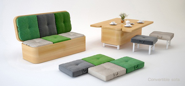 Convertible Sofa โซฟามัลติฟังก์ชั่น