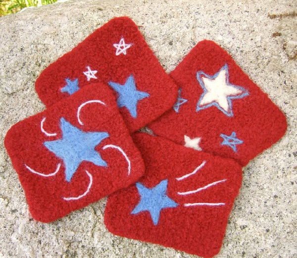 20 ที่รองแก้วแสนน่ารัก DIY จากไหมพรม..รับลมหนาว