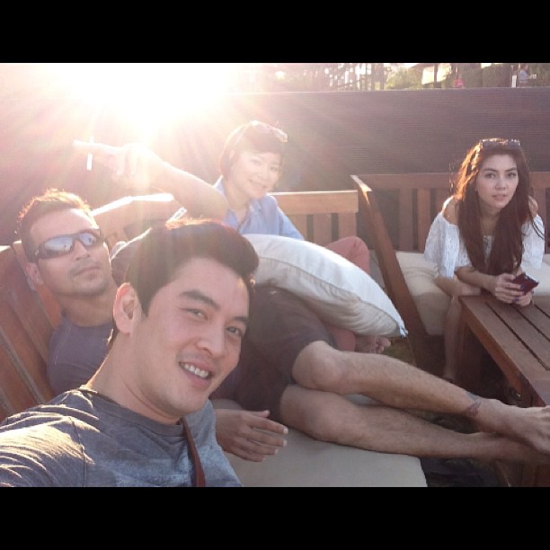 วุ้นเส้น - ชาคริต พร้อม เรย์ แมคโดนัล ร่วมก๊วนพักผ่อนสุดชิลที่หัวหิน