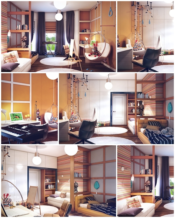 แบบห้องนอนเด็ก ห้องนอนเด็กสวยๆ
