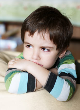 เด็กชอบเท้าคาง