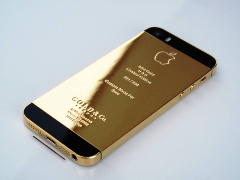 iPhone 5S ชุบทอง iPhone 5S ชุบทอง