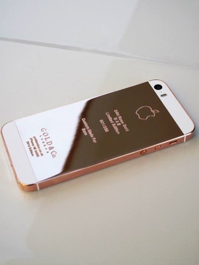 iPhone 5S ชุบทอง iPhone 5S ชุบทอง