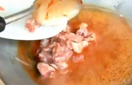แกงป่ามะระขี้นก ใส่ซี่โครงอ่อนหมู