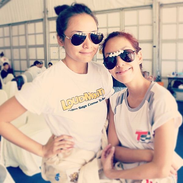 ไผ่-นาตาลี-แอริน สวมวิญญาณนักนักซิ่ง แข่งรถที่มาเลเซีย