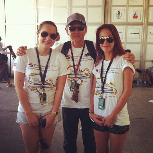 ไผ่-นาตาลี-แอริน สวมวิญญาณนักนักซิ่ง แข่งรถที่มาเลเซีย