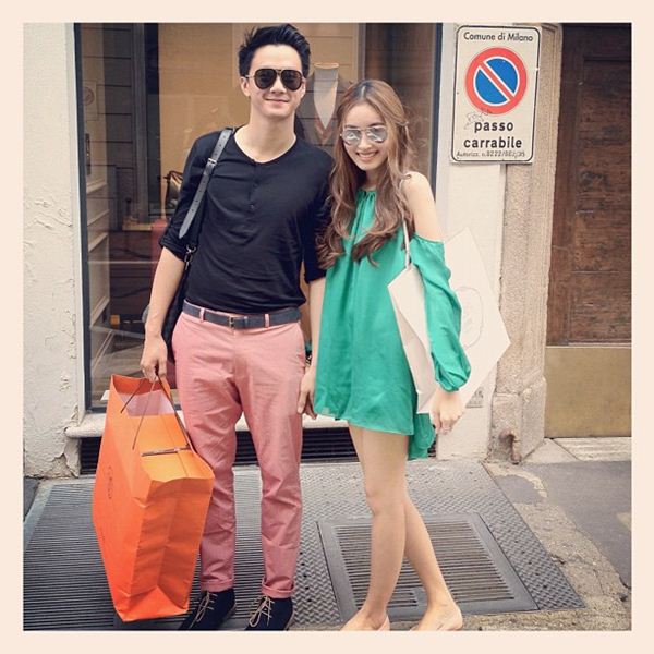 ปอย หน้าบาน เอ็ม จัดหนักด้วยกระเป๋า แอร์เมส