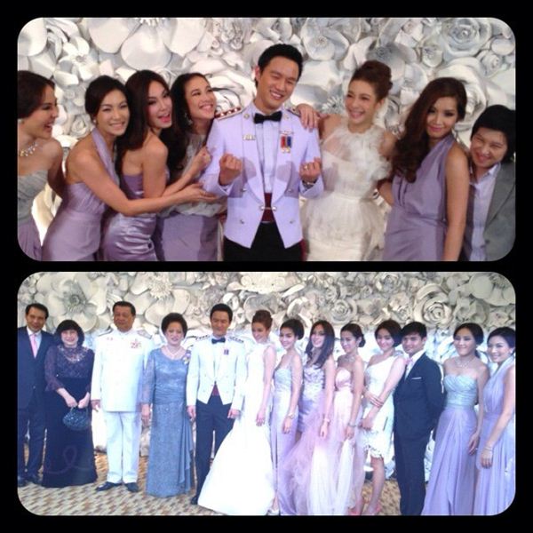 เก็บตกบรรยากาศความหวาน งานแต่งแป้ง ผู้กองต้อม