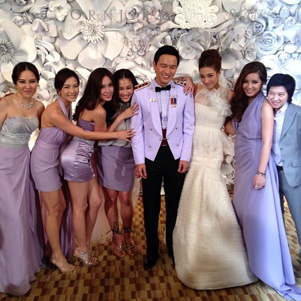 เก็บตกบรรยากาศความหวาน งานแต่งแป้ง ผู้กองต้อม