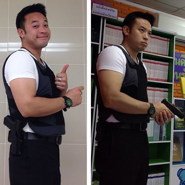 ภาพ ชุด ร้อยเอก มิค บรมวุฒิ หิรัณยัษฐิติ กับภารกิจลงใต้