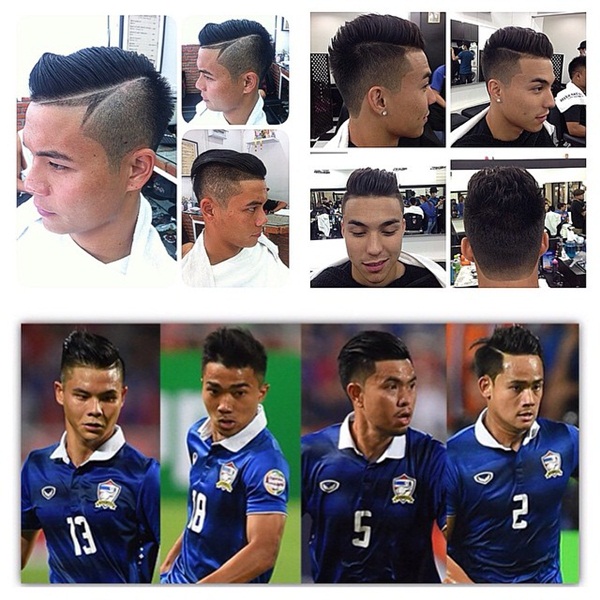 ส่องเบื้องหลังทรงผมนักเตะทีมชาติไทย By เวย์ ไทยเทเนียม ส่องเบื้องหลังทรงผมนักเตะทีมชาติไทย By เวย์ ไทยเทเนียม