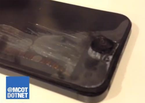 iPhone 5 ระเบิด
