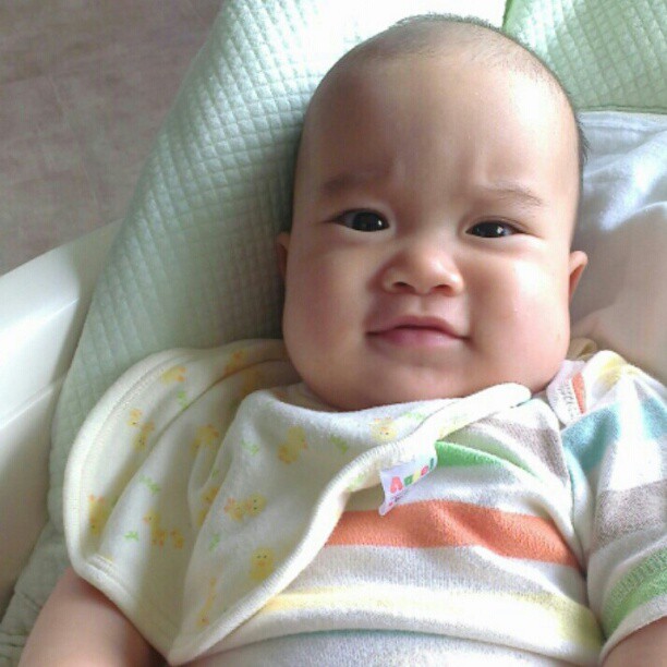 ชมภาพ น้องแพทริก ลูก นิหน่า - แบงค์ จ้ำม่ำ น่าฟัดสุด ๆ