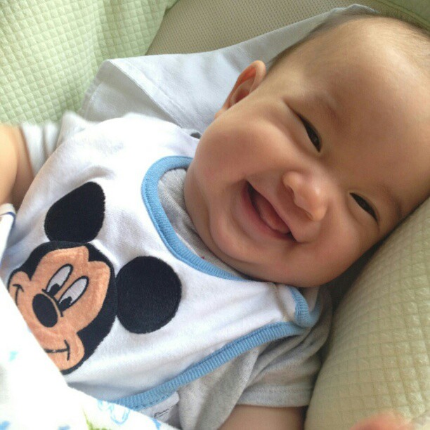 ชมภาพ น้องแพทริก ลูก นิหน่า - แบงค์ จ้ำม่ำ น่าฟัดสุด ๆ