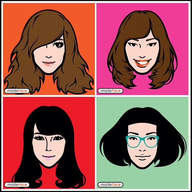 มาแรง! ดาราฮิตใช้แอพฯ iMadeFace สร้างรูปการ์ตูนหน้าตัวเอง