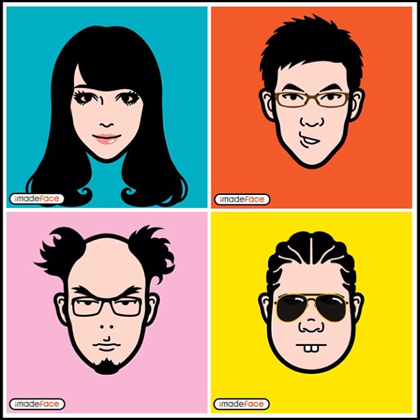 มาแรง! ดาราฮิตใช้แอพฯ iMadeFace สร้างรูปการ์ตูนหน้าตัวเอง