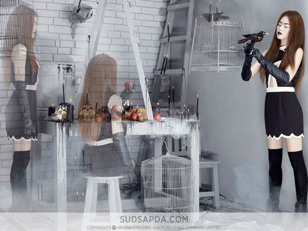 ไอซ์ ปรีชญา แปลงโฉมเป็นแม่มดสาว ในนิตยสารสุดสัปดาห์