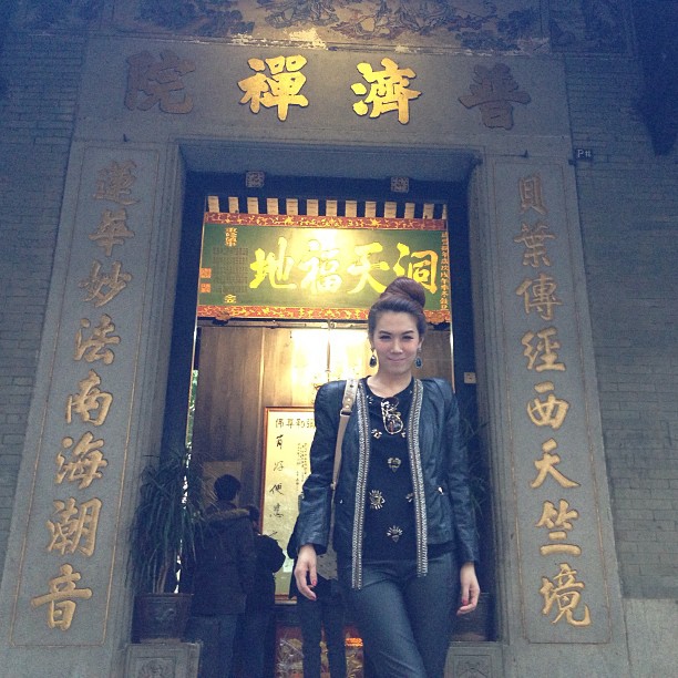 เมย์-กรรชัย ควงคู่สวีทจี๋จ๋า ตระเวนไหว้พระ มาเก๊า-ฮ่องกง