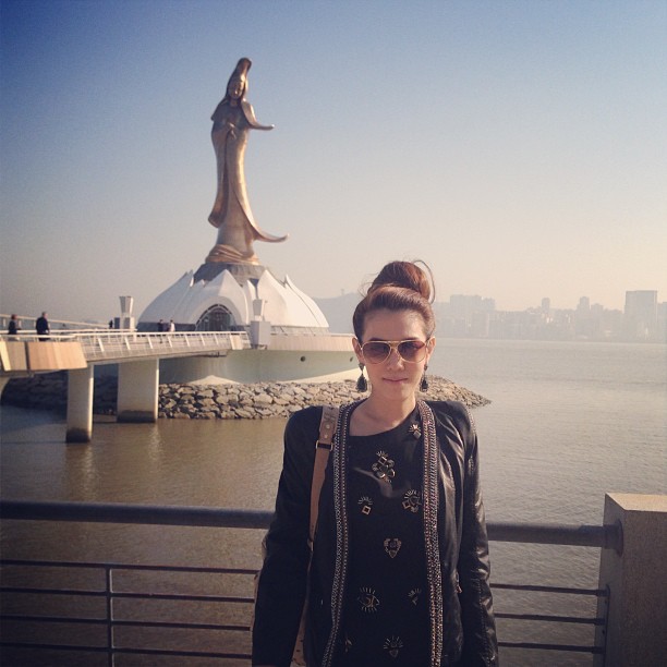 เมย์-กรรชัย ควงคู่สวีทจี๋จ๋า ตระเวนไหว้พระ มาเก๊า-ฮ่องกง