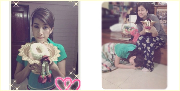 มิ้น ชาลิดา และคุณแม่