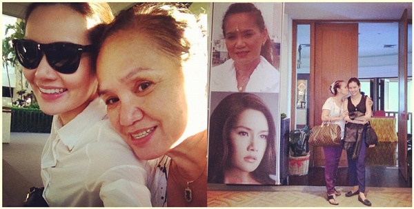 ญา ญ่า ญิ๋ง รฐา โพธิ์งาม พร้อมคุณแม่