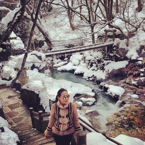 กาละแมร์ บุกเดี่ยวตะลุยญี่ปุ่น แช่ออนเซนเก๋ ๆ ท่ามกลางหิมะ กาละแมร์ บุกเดี่ยวตะลุยญี่ปุ่น แช่ออนเซนเก๋ ๆ ท่ามกลางหิมะ