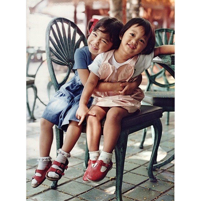 มิว นิษฐา และน้องสาว มิว นิษฐา และน้องสาว