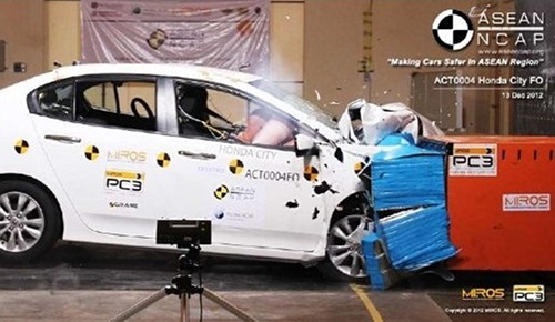 Honda City SV คว้าความปลอดภัยระดับ 5 ดาว มาตรฐาน ASEAN NCAP Honda City SV คว้าความปลอดภัยระดับ 5 ดาว มาตรฐาน ASEAN NCAP