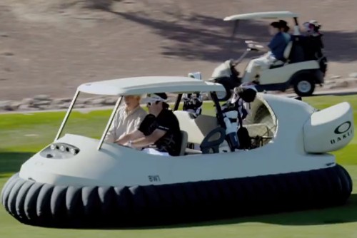 นักกอล์ฟชื่อดังปล่อยคลิป รถกอล์ฟสะเทิ้นน้ำสะเทิ้นบก ที่แท้แค่คลิปโกหก นักกอล์ฟชื่อดังปล่อยคลิป รถกอล์ฟสะเทิ้นน้ำสะเทิ้นบก ที่แท้แค่คลิปโกหก