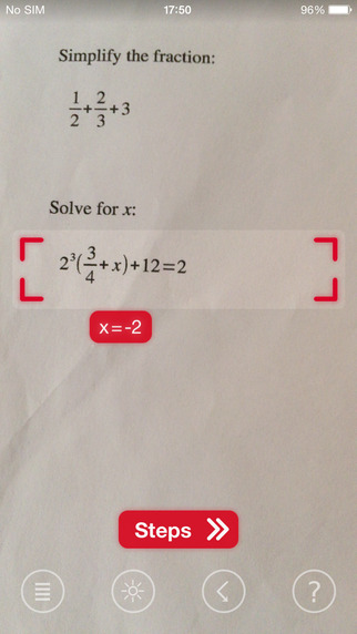 PhotoMath แอพฯ คิดเลขอัจฉริยะด้วยการสแกนโจทย์บนกระดาษ PhotoMath แอพฯ คิดเลขอัจฉริยะด้วยการสแกนโจทย์บนกระดาษ