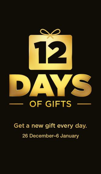 แอปเปิลปล่อยแอพฯ 12 Days of Gifts เตรียมแจกของขวัญรับปีใหม่ แอปเปิลปล่อยแอพฯ 12 Days of Gifts เตรียมแจกของขวัญรับปีใหม่