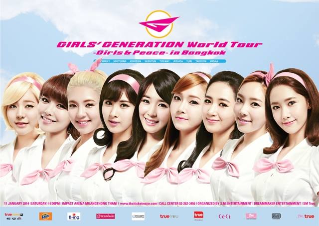 GIRLS\' GENERATION World Tour -Girls & Peace- in Bangkok GIRLS\' GENERATION World Tour -Girls & Peace- in Bangkok