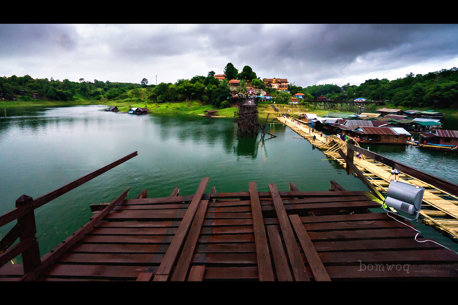 สะพานมอญชั่วคราว สังขละบุรี สะพานมอญชั่วคราว สังขละบุรี