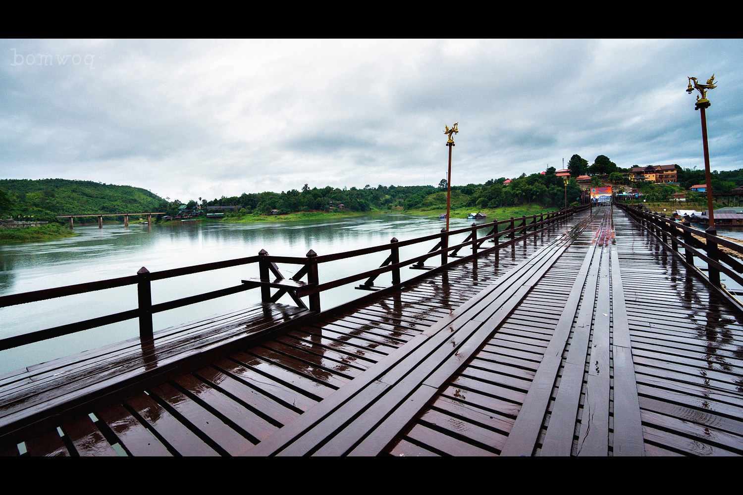 สะพานมอญชั่วคราว สังขละบุรี สะพานมอญชั่วคราว สังขละบุรี