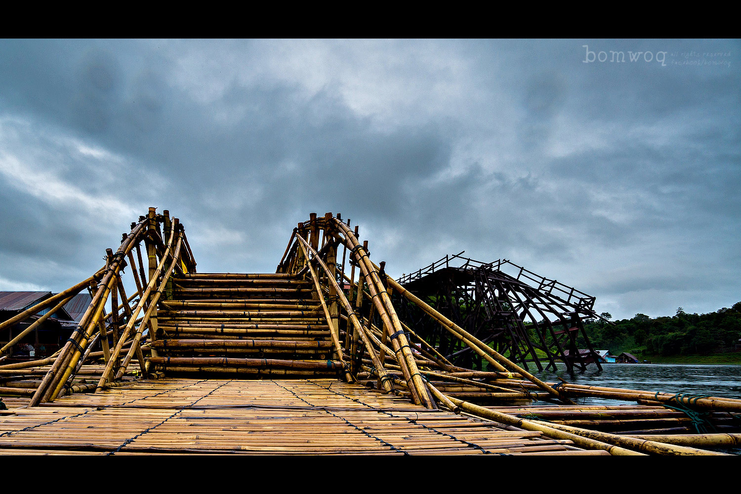 สะพานมอญชั่วคราว สังขละบุรี สะพานมอญชั่วคราว สังขละบุรี