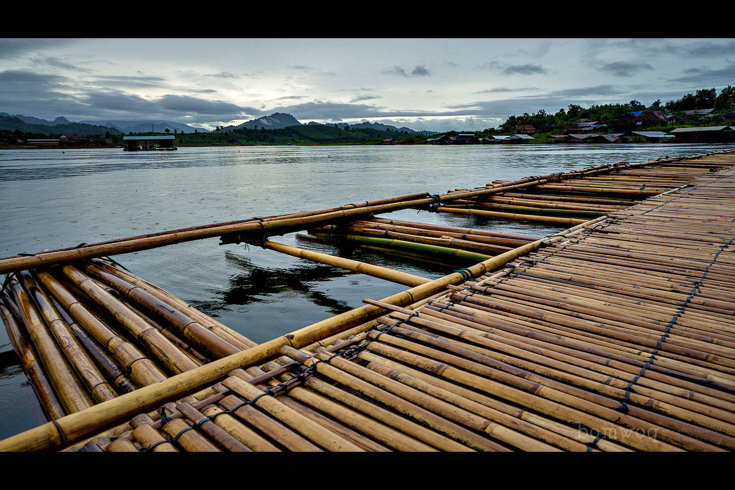 สะพานมอญชั่วคราว สังขละบุรี สะพานมอญชั่วคราว สังขละบุรี