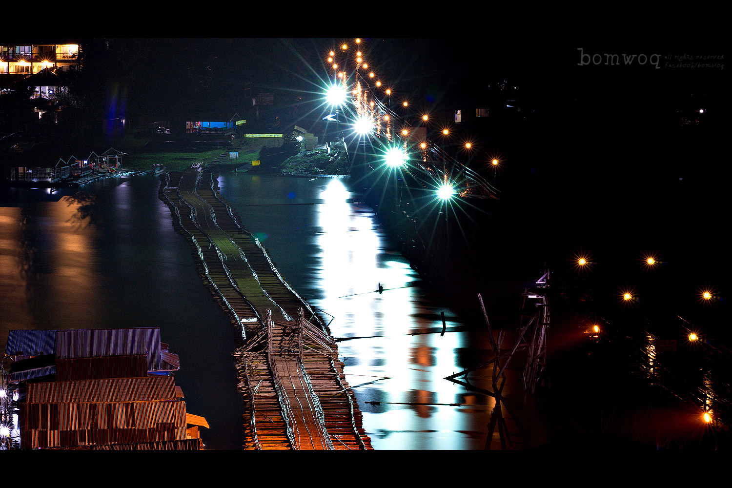 สะพานมอญชั่วคราว สังขละบุรี สะพานมอญชั่วคราว สังขละบุรี