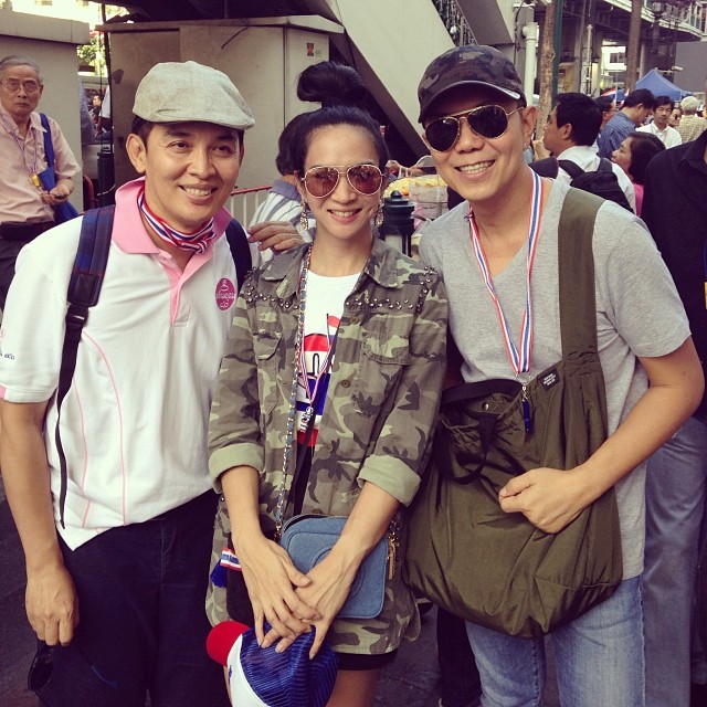 ดาราร่วมม็อบ กปปส. ปิดกรุงเทพฯ 13 มกราคม 2557 ดาราร่วมม็อบ กปปส. ปิดกรุงเทพฯ 13 มกราคม 2557