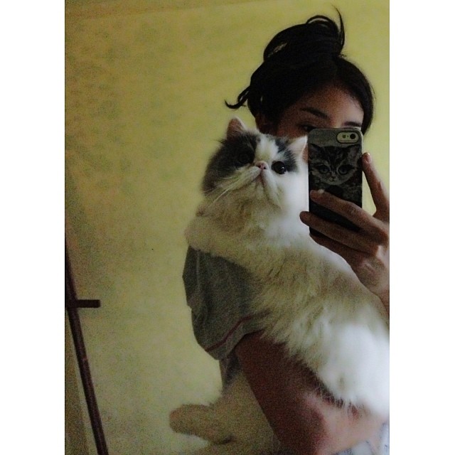 ชมความน่ารักของ มิ้นต์ ชาลิดา กับ เอเลน่า แมวน้อยสุดเลิฟ ชมความน่ารักของ มิ้นต์ ชาลิดา กับ เอเลน่า แมวน้อยสุดเลิฟ