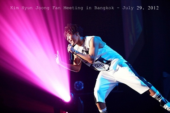 Kim Hyun Joong Fan Meeting in Bangkok