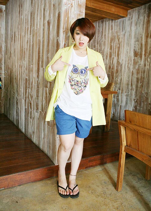 กางเกงขาสั้นคนอ้วน